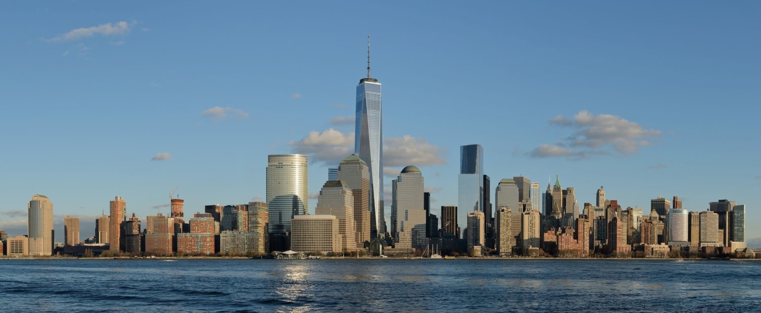 Lower Manhattan from Jersey City